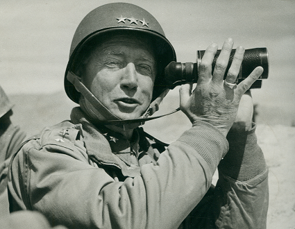 Patton at El Guettar in Tunisia March 1943