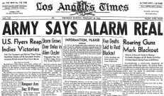 The "Battle of LA" made the headlines in February 1942.