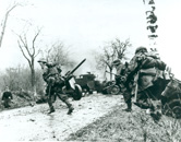 Nazi troop on a road