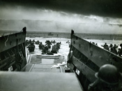 Landing craft on D-Day