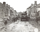 Americans advance through St. Fromond, France