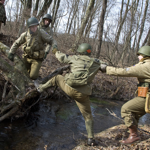 Crossing a stream