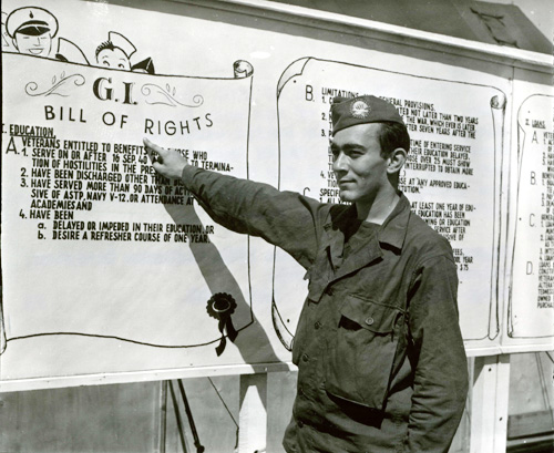 Private Sidney Rosenfeld of the US 6th Engineer Special Brigade