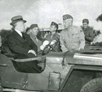 Patton with Franklin Roosevelt in Casablanca