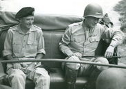Patton and Bernard Montgomery on the way to Palermo