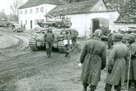 Patton and a tank from the 14th Armored Division