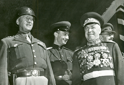 Patton and Gregory Zhukov in Berlin