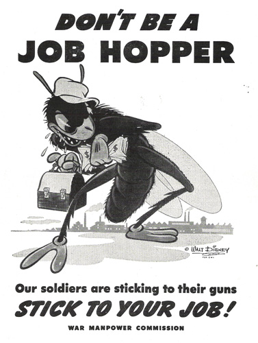 Disney Don't Be a Job Hopper poster