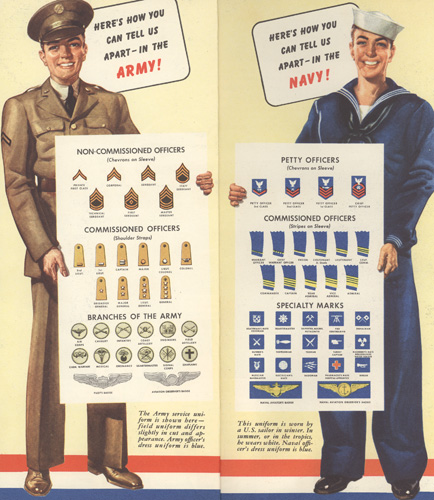 Greyhound army and navy ranks ad