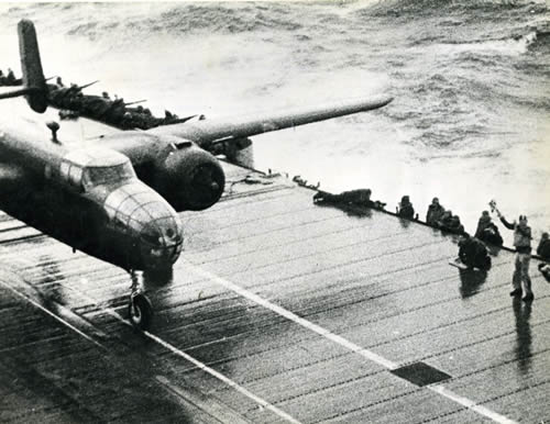 B-25 on the USS Hornet