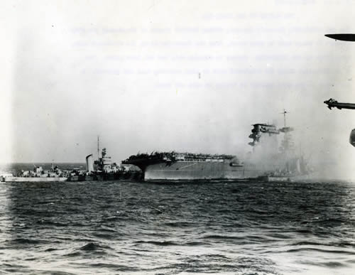 USS Lexington in the Coral Sea