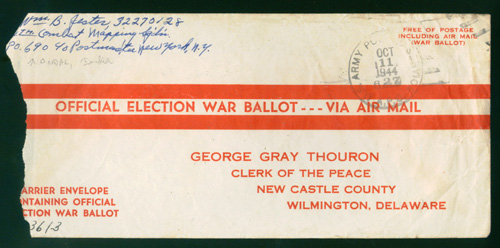 Election ballot