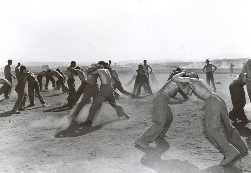 Hand-to-hand combat practice