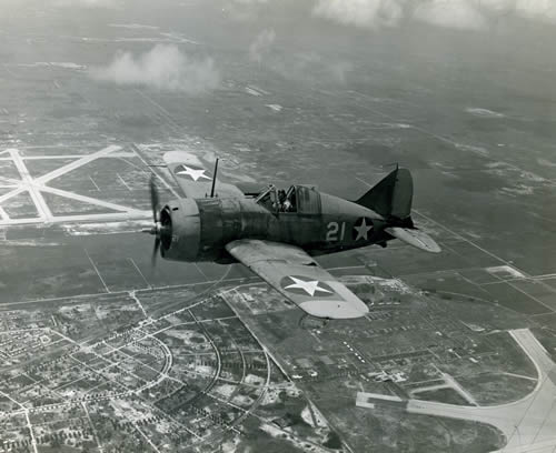 F2a Brewster Buffalo at Midway