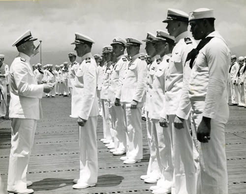 Clarence McClusky Receives the Distinguished Flying Cross