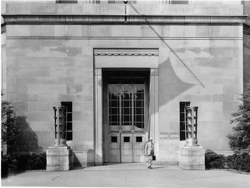 Entrance to the FBI office